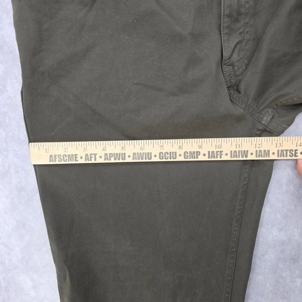 Banana Republic Athletic Fit Pants Mens 38x32 Olive Stretch Chino Fits 40x32
